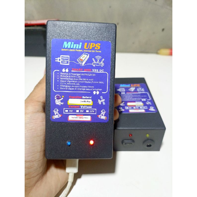 Mini UPS DC 5V/9V/12V