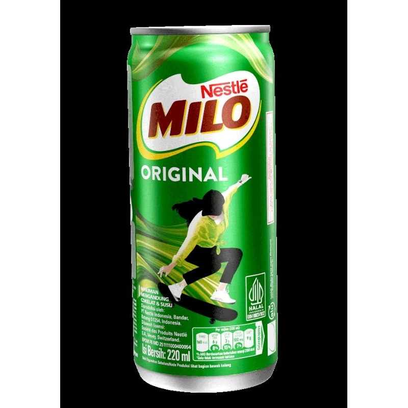 

Milo kaleng ORIGINAL 220 ml - 1 DUS (24 kaleng)