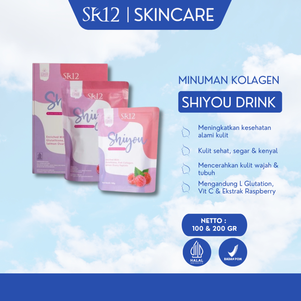 

SR12 Shiyou Minuman Collagen Perawatan Kecantikan Pencerah Badan Kulit Sehat