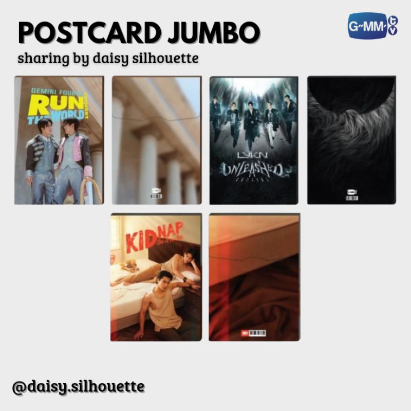 [READY] POSTCARD JUMBO OFFICIAL || GEMINI FOURTH RUN THE WORLD CONCERT || LYKN UNLEASHED || KIDNAP S