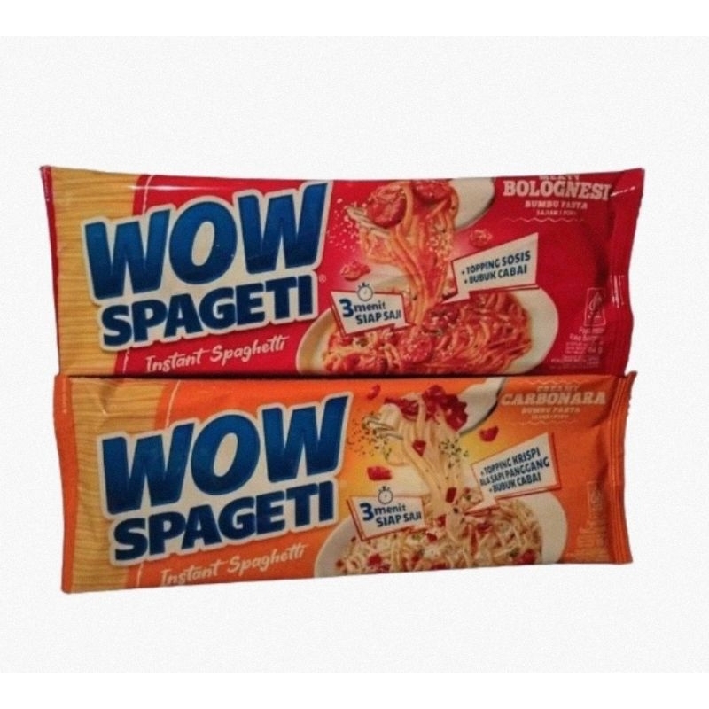 

WOW SPAGETI SPAGHETI CARBONARA BOLOGNESE PROMO VIRAL