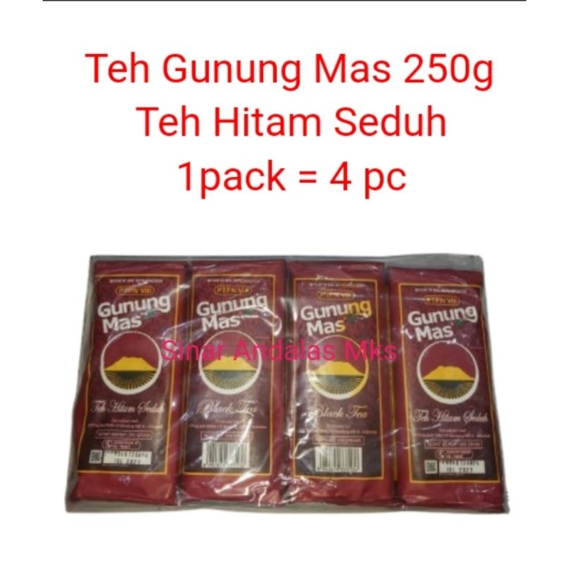 

Teh Gunung Mas Teh Hitam Seduh 250g (1pack=4pc)