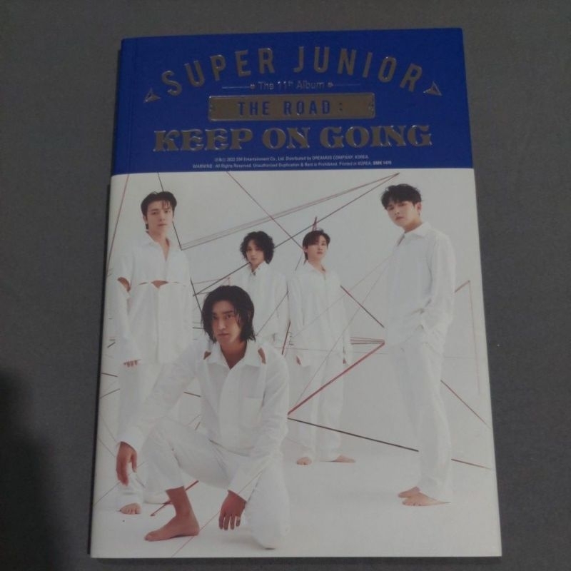 Unsealed Preloved Super Junior The 11th Album The Road : Keep on Going SM Entertainment