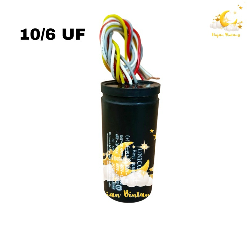 KAPASITOR MESIN CUCI 2 TABUNG SANYO / KAPASITOR MESIN CUCI MERK SANYO 2 TABUNG / KAPASITOR MESIN CUC