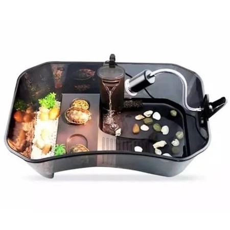 Komplit Set wadah aquarium kura kura / Turtle aquarium Set