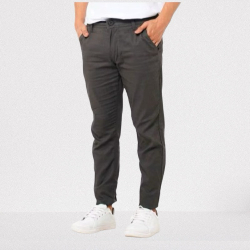 [ BAHAN ELASTIS ]CELANA KERJA PRIA PANJANG CHINOS SLIM FIT MURAH CASUAL SANTAI BAHAN ADEM DAN NYAMAN