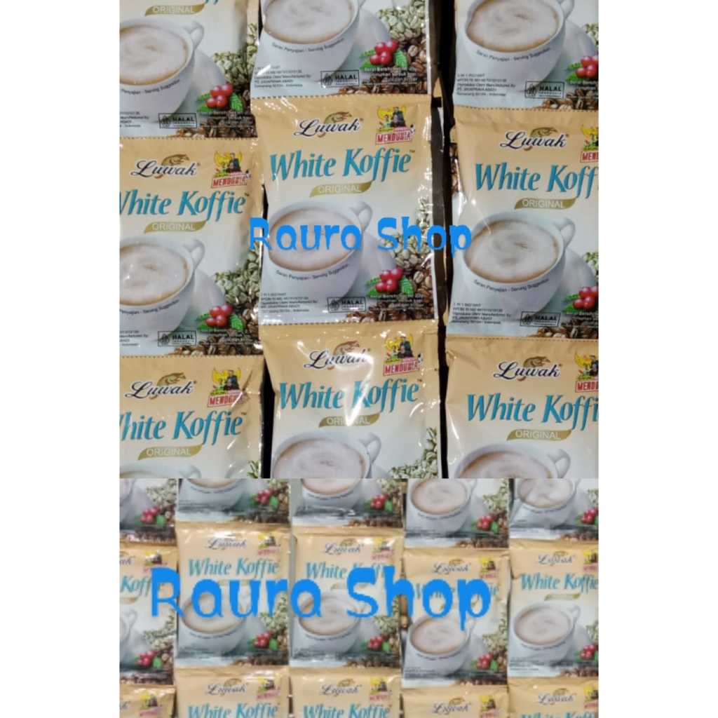 

Kopi Luwak white Coffe original 20g RENCENG ( ISI 10)