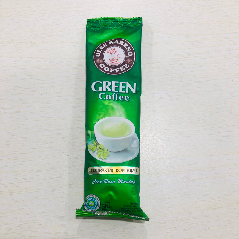 

Green Coffee Sachet Kopi Ulee Kareng / Oleh-oleh Khas Aceh