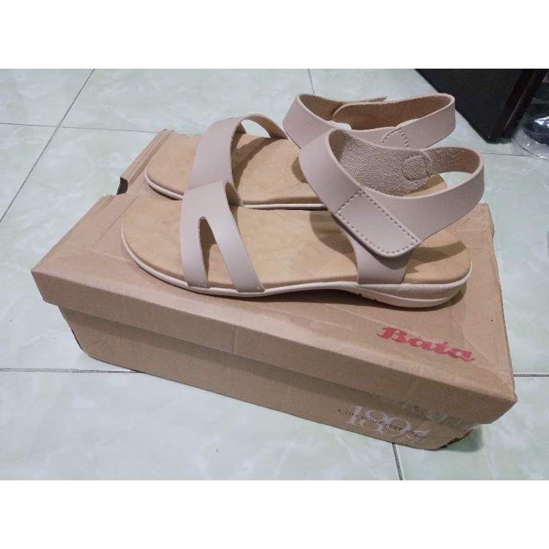 Bata Comfit tali belakang / Sepatu Sandal Wanita Tali Belakang / Sandal Wedges Tali Belakang BATA Or