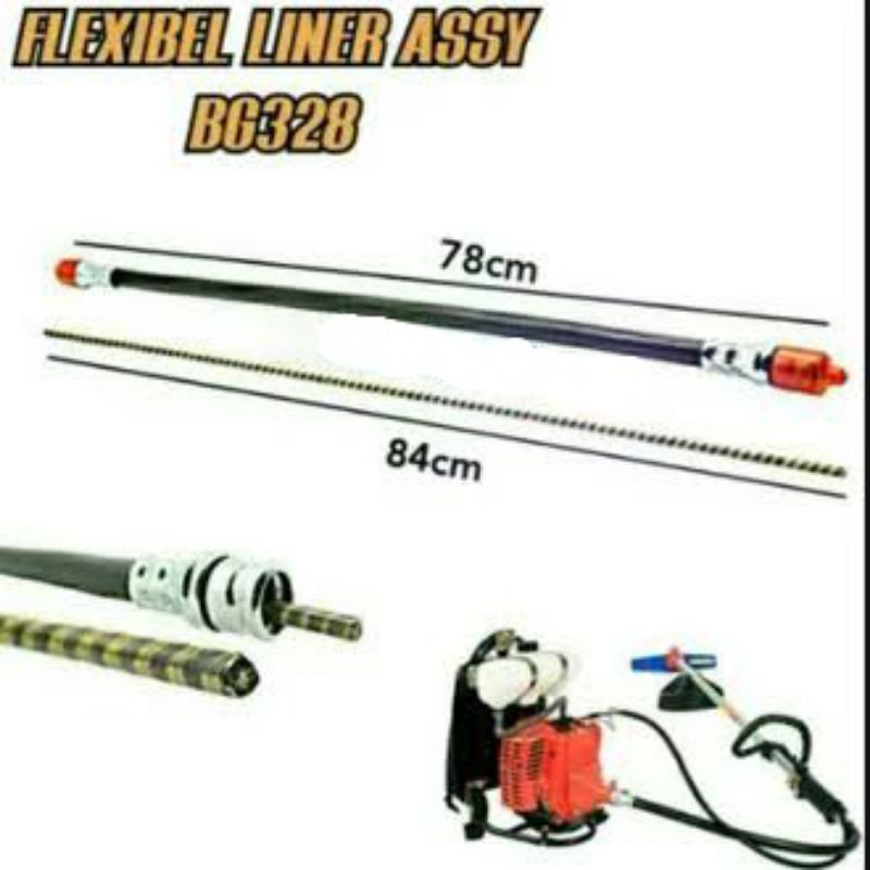 Slang flexible mesin potong rumput