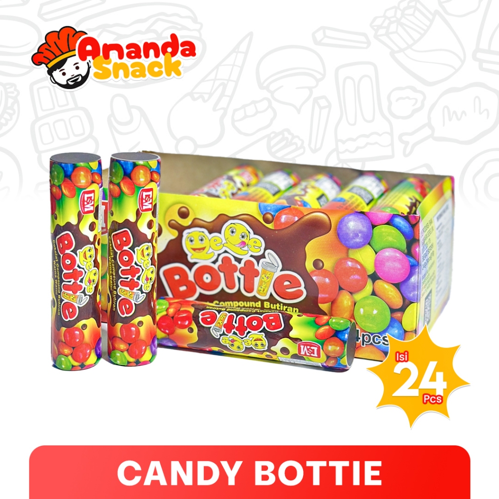 

Candy Bottle - Permen Cokelat Butiran Warna Warni 1 Box
