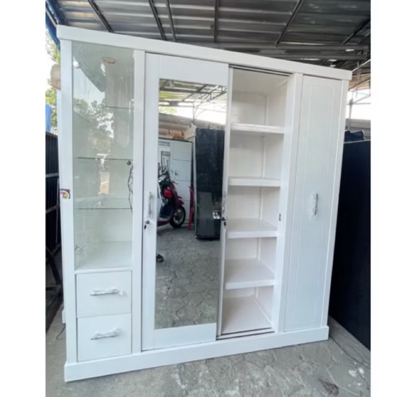 Lemari + tempat tas / Lemari sliding tas