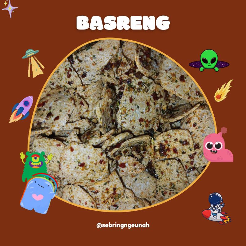 

SEBRING NGEUNAH Varian Basreng 150g-250g-500g Pedas & Tidak Pedas