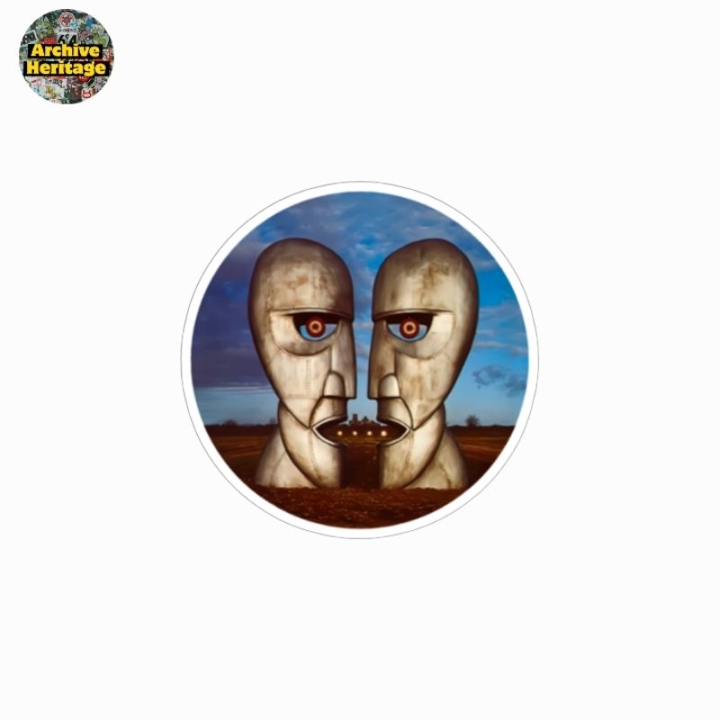 

sticker band Pink Floyd logo the division bells rock stiker