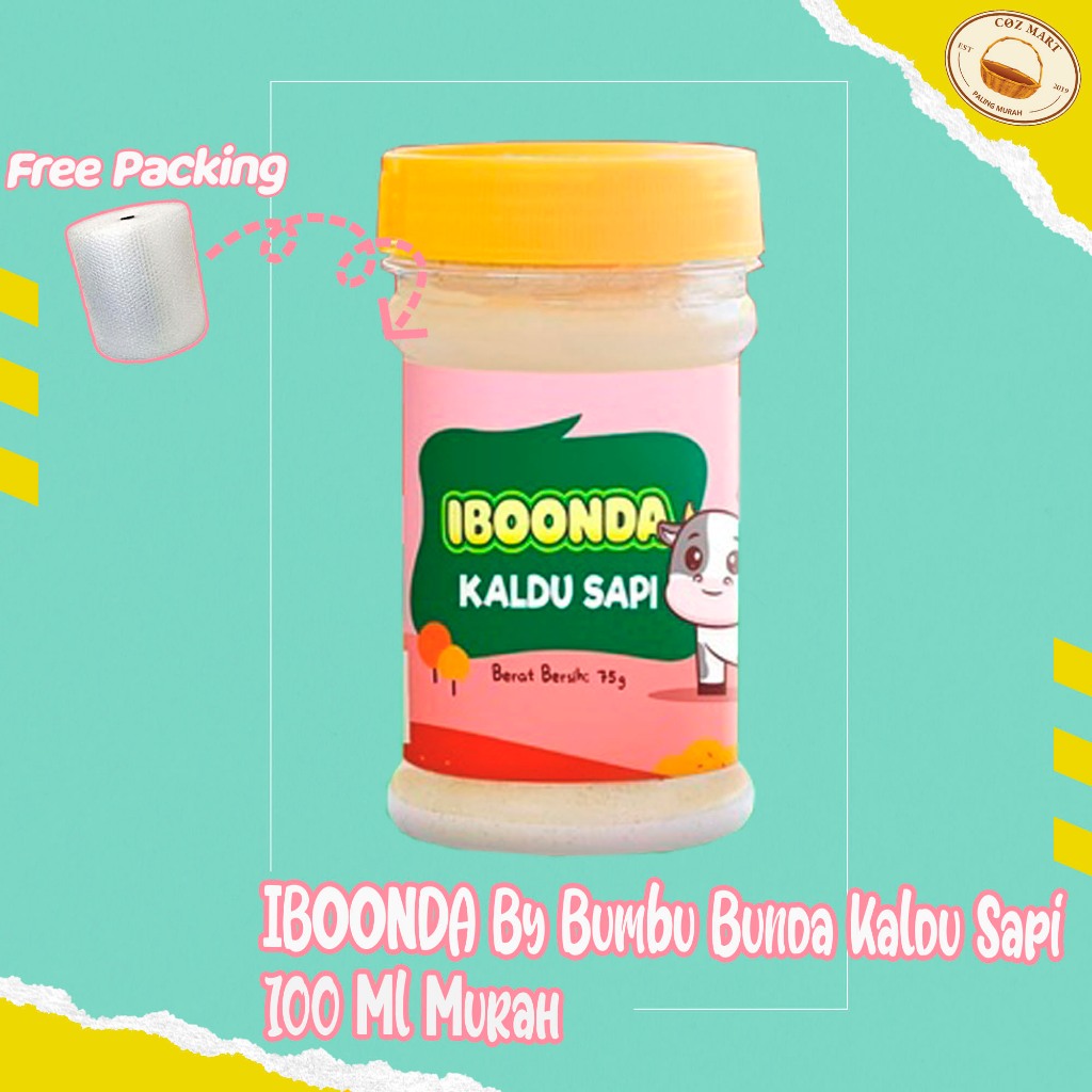 

IBOONDA By Bumbu Bunda Elia Kaldu Keluarga dan Anak Tanpa Penguat Rasa Tanpa Pengawet Tanpa Pewarna