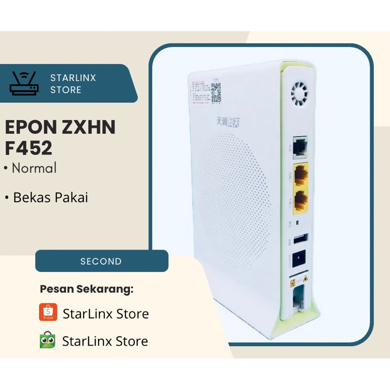 Modem Router EPON ZTE F452