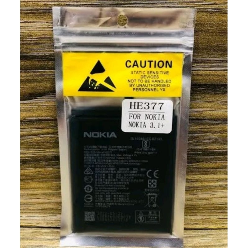 Nokia HE377 HE-377 Original 100% GENUINE Battery Batre Baterai Nokia 8.1 X7 Nokia 8.1 Plus X71 Nokia