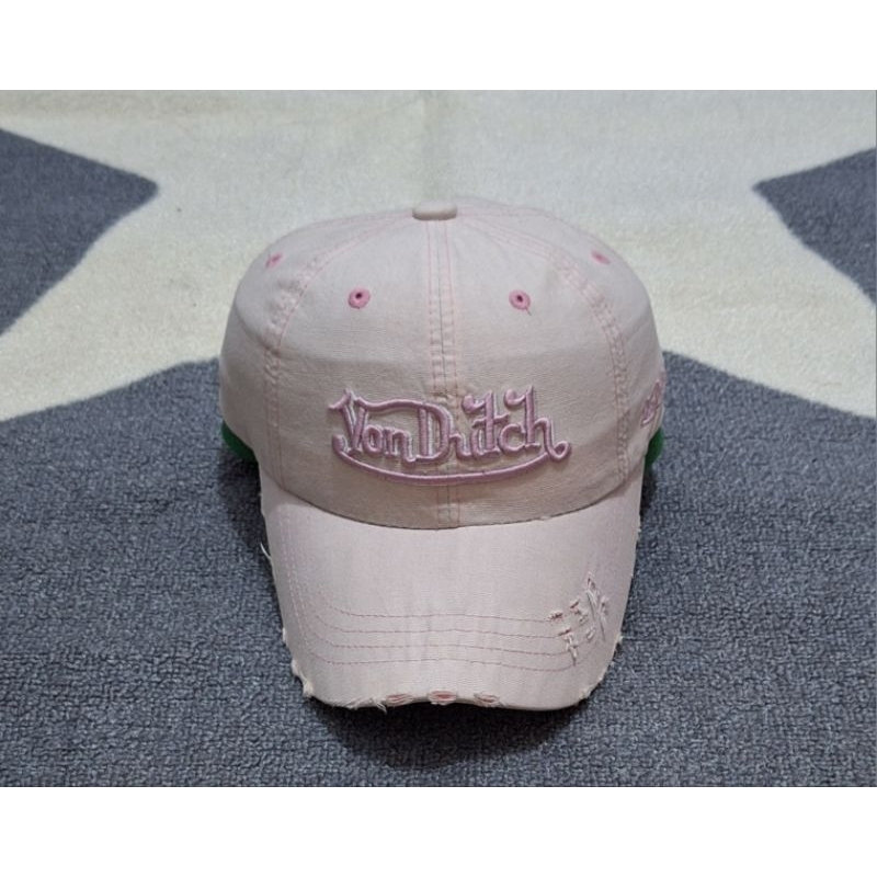 topi unik von dutch strap kulit second preloved