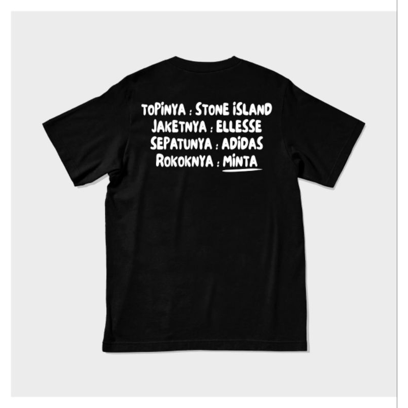 [NEW] KAOS BAJU T-SHIRT PLEASURE | KATA KATA GAYA KEREN ROKOK MINTA