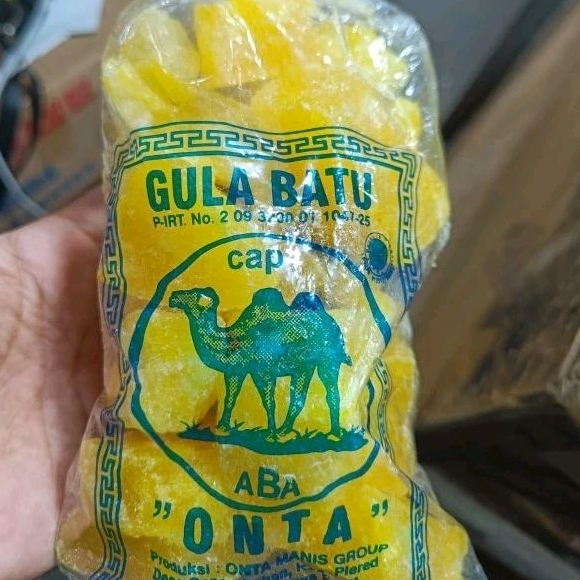 

Gula Batu Kristal Organik kuning 500gram