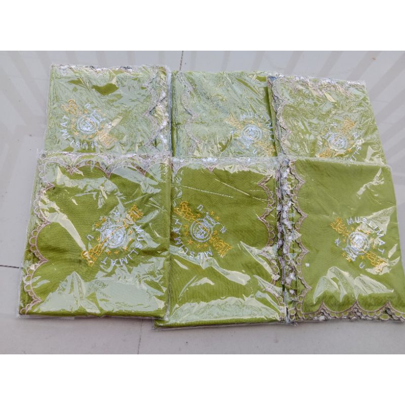 jilbab segiempat muslimat Nu hijau lemon bordil 1 logo Nu