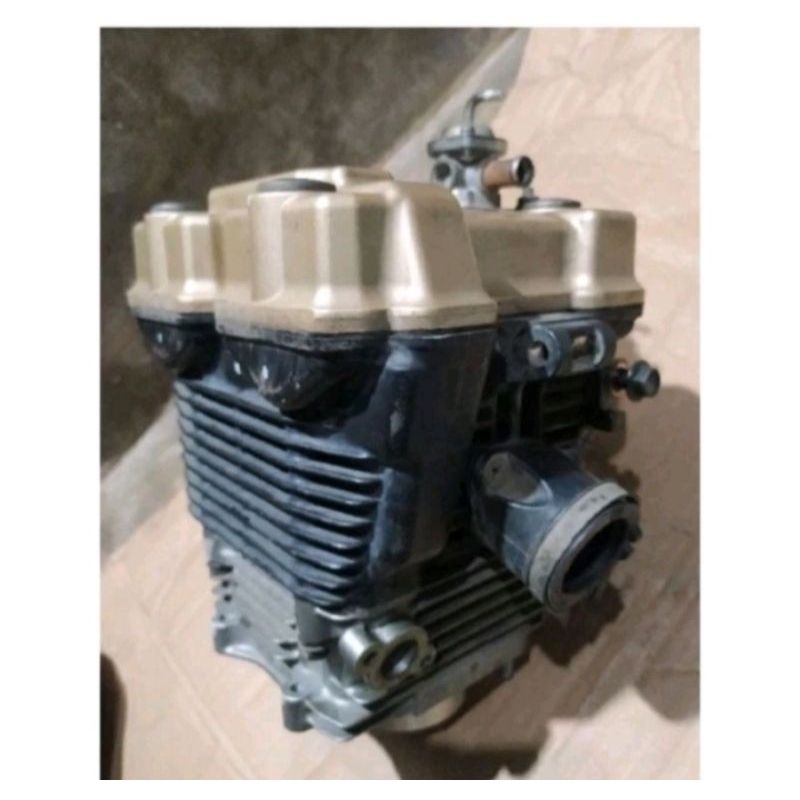 BLOK HEAD BLOK KLEP FULL SET ISIAN SUZUKI SATRIA FU 150 KARBU ASLI ORIGINAL COPOTAN ADEM