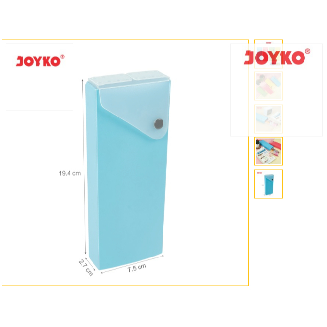 

Pencil Case Kotak Tempat Pensil Joyko PC-0719PSTL-35