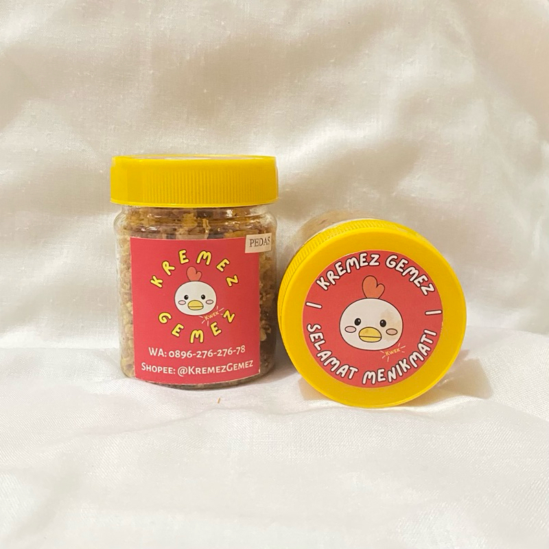 

KREZ Kremesan 80 gram by Kremez Gemez Cemilan Crispy Goreng Pedas Nori Original