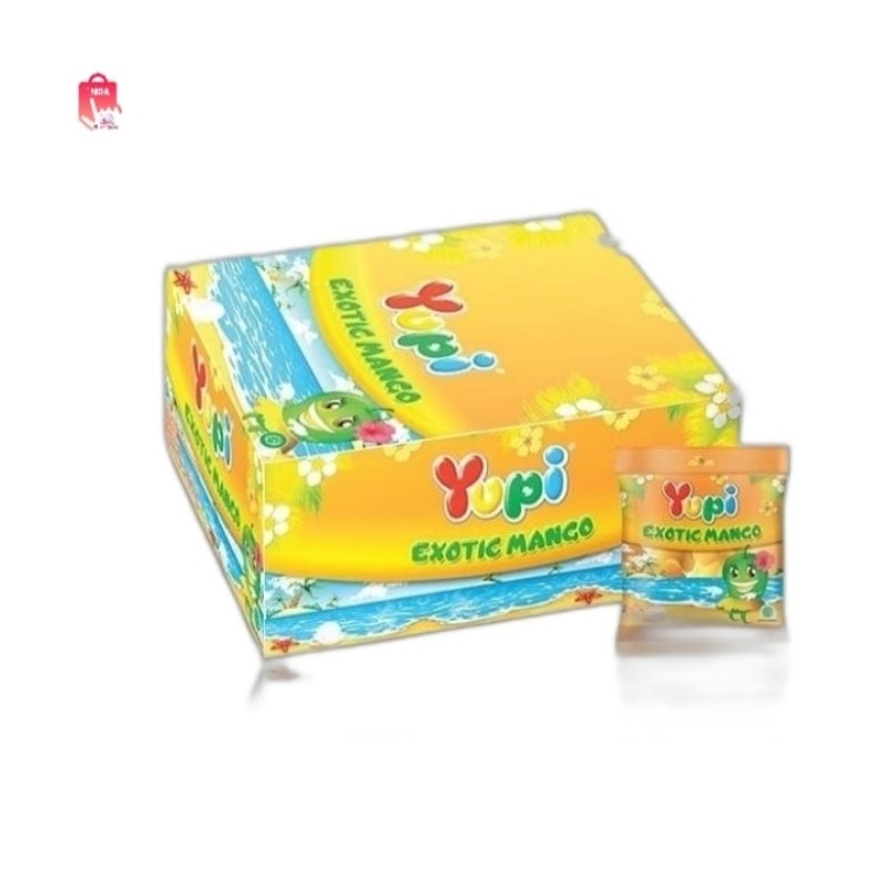 

Yupi Jelly Gummy Candy - Exotic Mango (1 box/24 pcs)