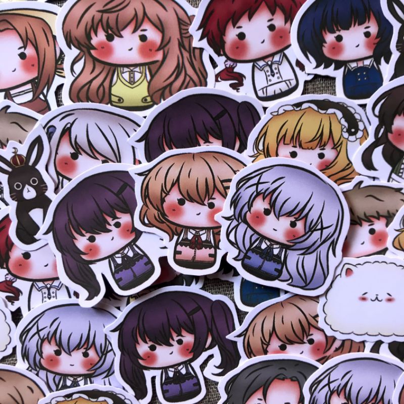 

<anime sticker> 15 pcs gochuumon wa usagi desu ka sticker pack, gochiusa sticker, who order a rabbit sticker, kafuu chino sticker, anime sticker, sticker aesthetic, sticker murah, sticker glossy, rabbit sticker, glossy sticker, gochuusa