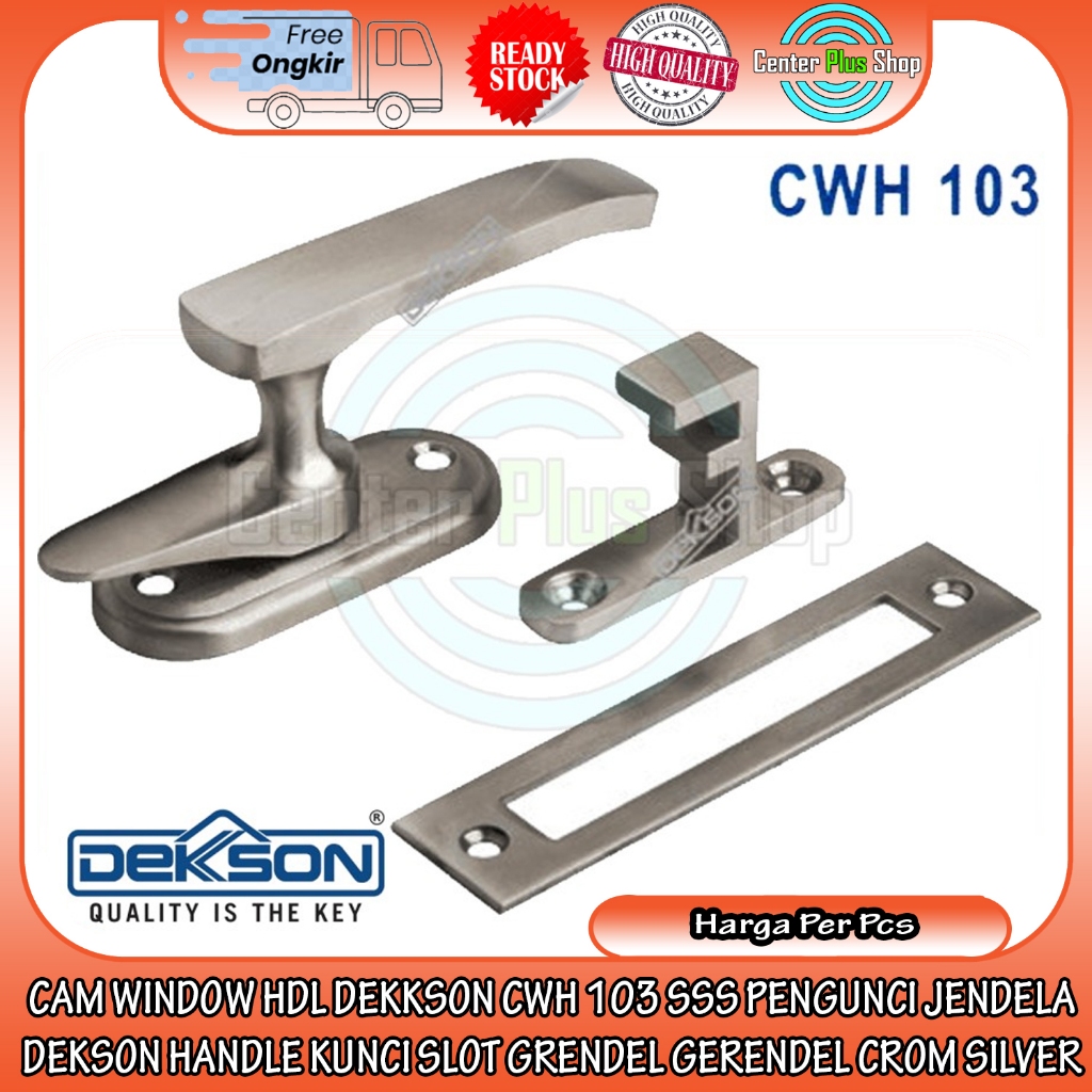 Kunci Slot Cam Window Hdl Dekkson Cwh 103 Sss Pengunci Jendela Dekson Handle Selot Grendel Gerendel 