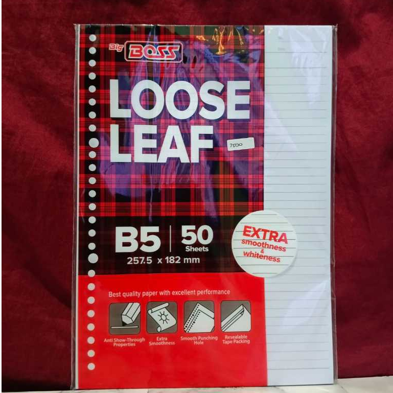 

LOOSE LEAF ISI BINDER 26X18