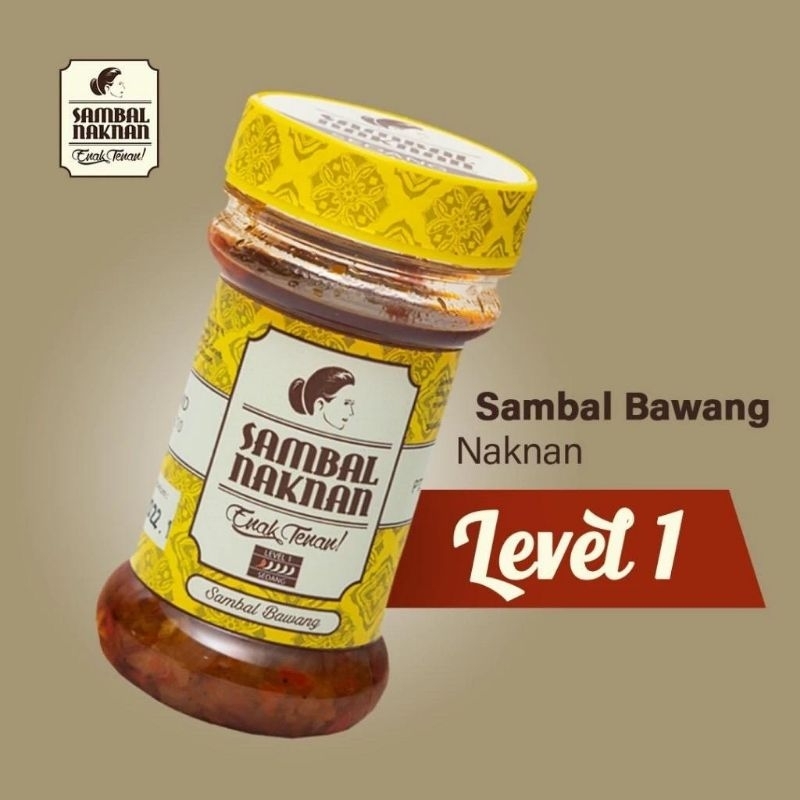 

Sambal Bawang Naknan Level 1 Kemasan Botol 140 Gram - Harga Promo