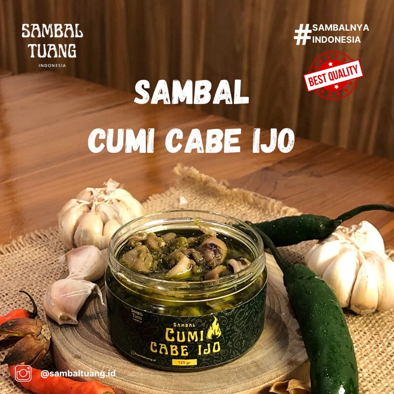 

SAMBAL CUMI CABE IJO 125gr