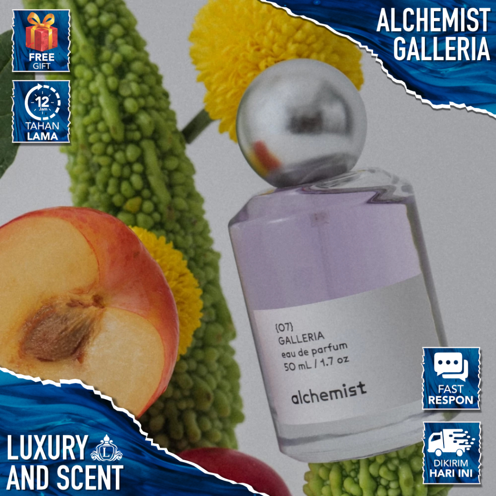 PARFUM ALCHEMIST GALLERIA ORIGINAL PRELOVED Alchemist Fragrance EDP 50ML TAHAN LAMA 24 JAM Eau De Pe