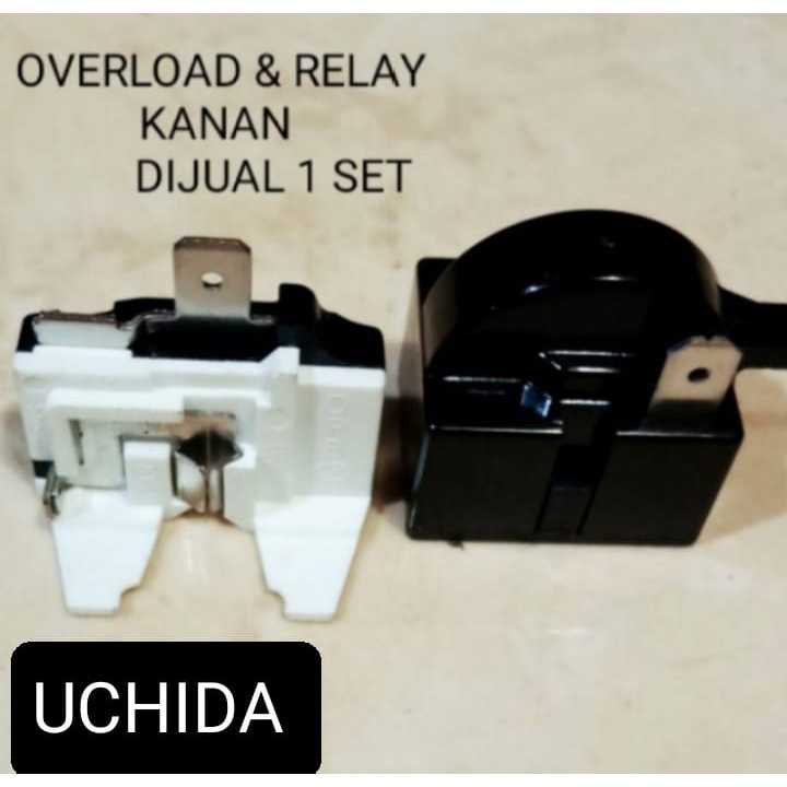 [ Set Relay ] Relay Overload Kulkas UCHIDA Freezer Box GEA Pin 1