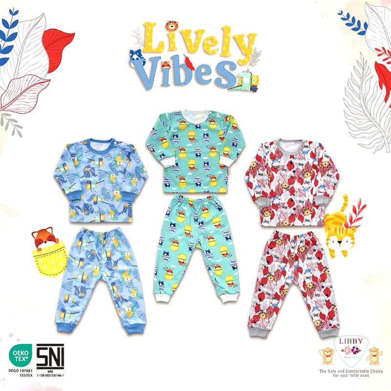 LIBBY BABY SETELAN PANJANG PIYAMA BAYI ANAK
