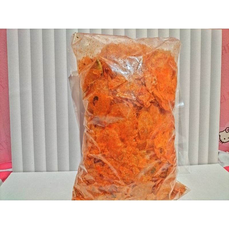 

KRIPIK KACA/KRIPCA PEDAS/500GR/1KG/DAUN JERUK