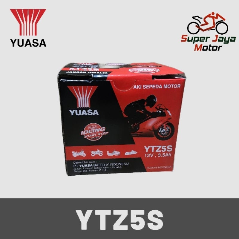 Aki Yuasa YTZ5S Aki Motor Beat Spin Vario Kharisma Blade Jupiter