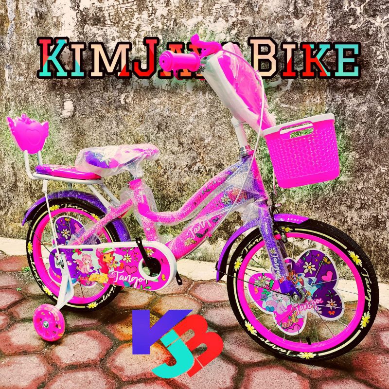 sepeda anak cewek mini ukuran 18 laris