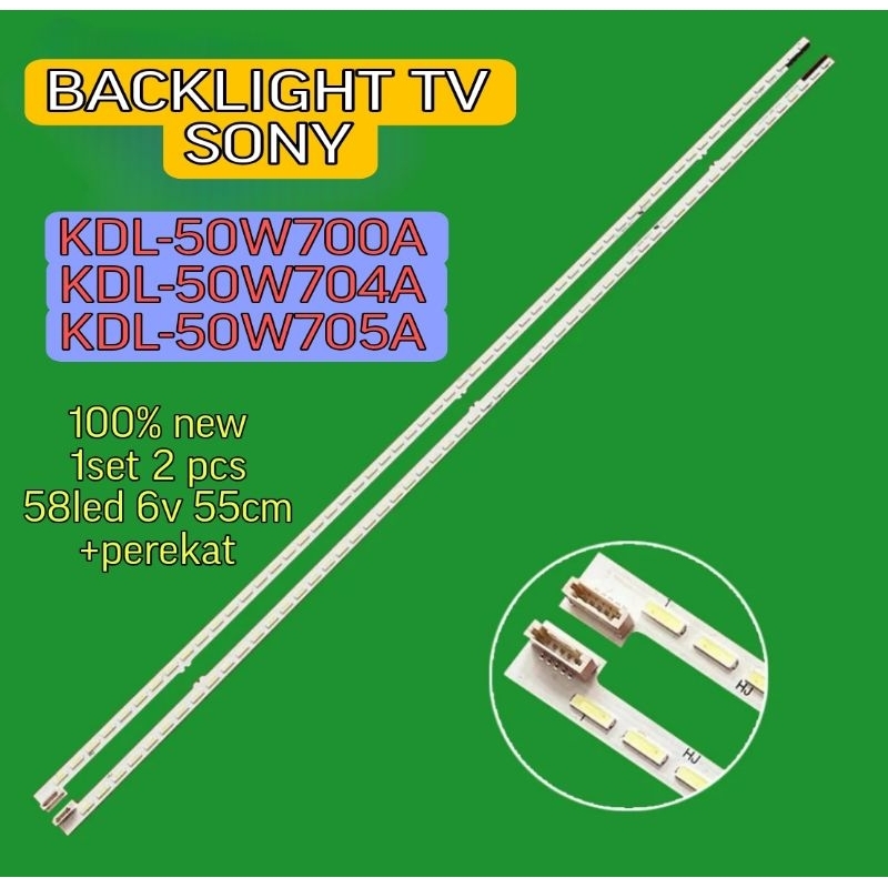 LAMPU LED BACKLIGHT BL TV SONY KDL-50W700A KDL-50W704A KDL-50W705A 50W704A 50W705A