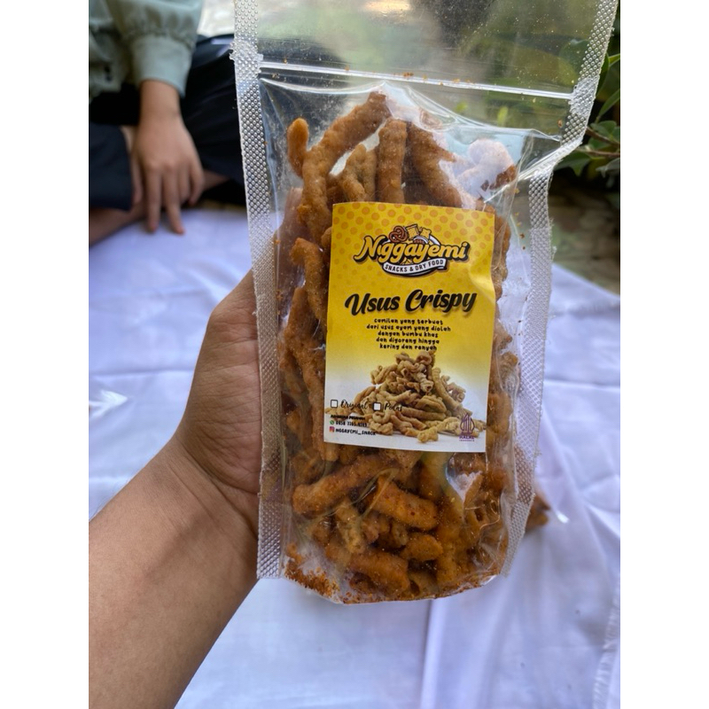 

Keripik Usus Pedas Premium 130 gr Daun Jeruk Krispi Termurah Terenak