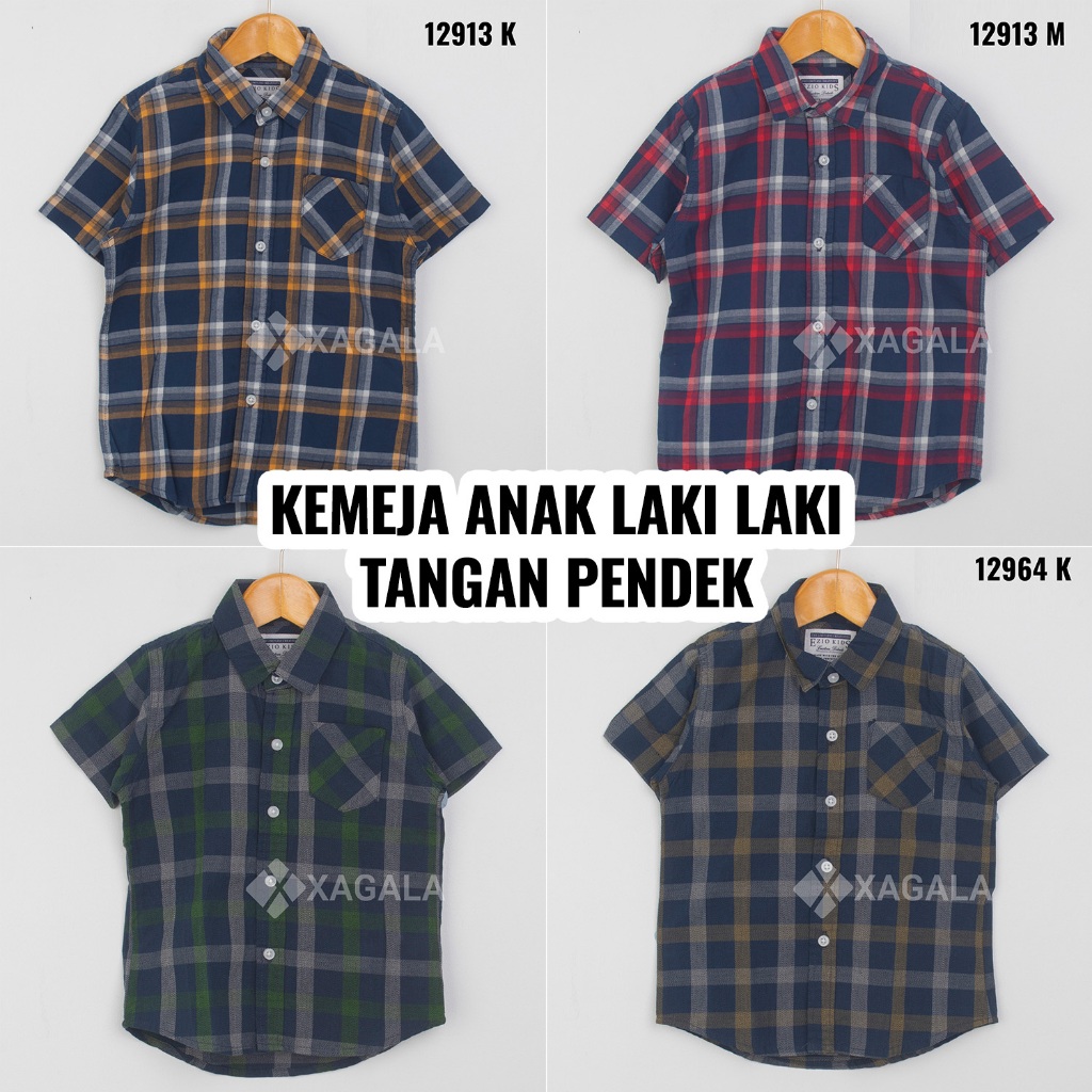 EZIO KIDS KEMEJA KOTAK ANAK TANGAN PENDEK PART 5