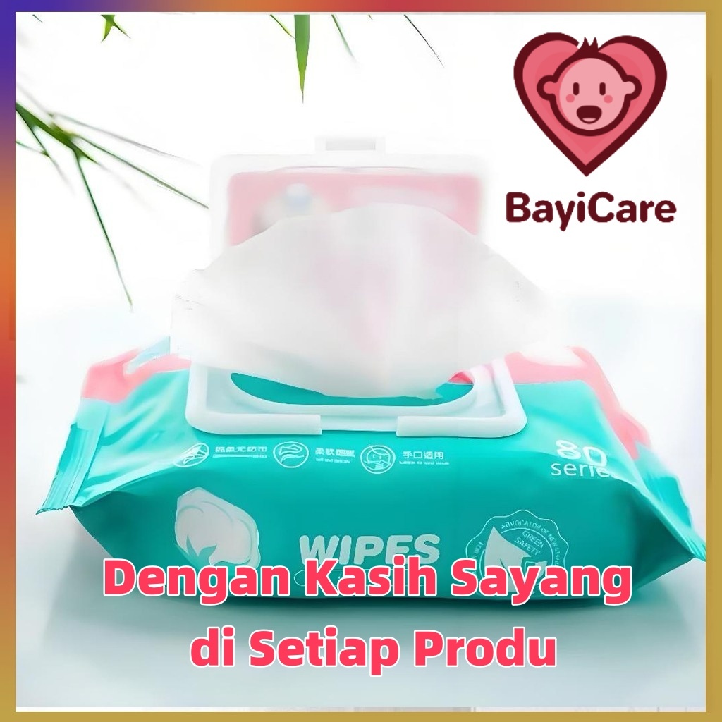 TISU BASAH DR BAYI ISI 80s TISSUE BASAH BABY MURAH BABY WIPES WET TISSUE BABY Tanpa Parfum Pewangi &