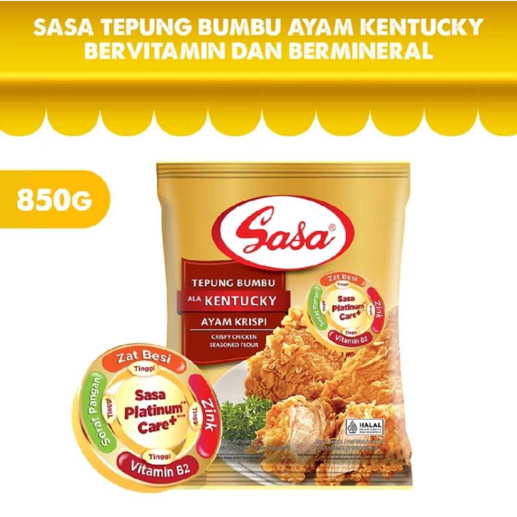 

Sasa Tepung Bumbu Ala Kentucky 850gr