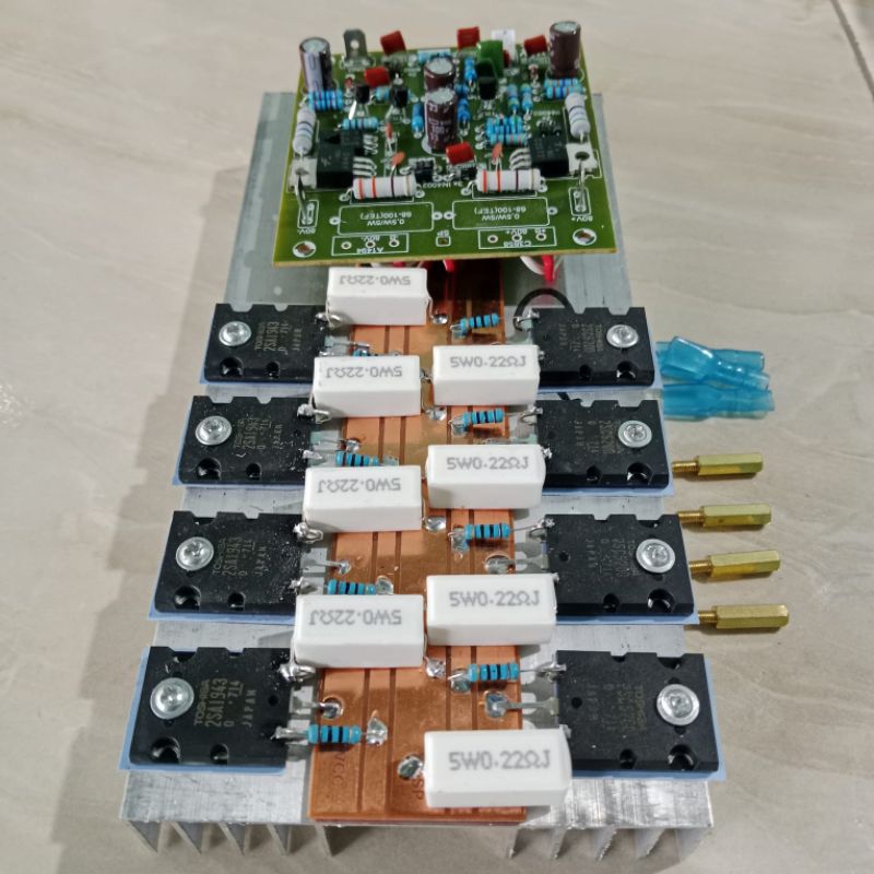 KIT POWER AMPLIFIER FINAL 4 SET TRANSISTOR TOSHIBA DRIVER SOCL 506