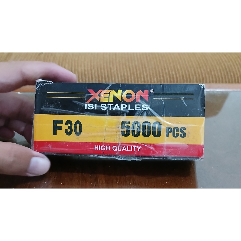 

XENON Refill Isi Staples Paku Tembak F30 / Isi Mata Staples Air Nailer Stapler Gun 5000pcs