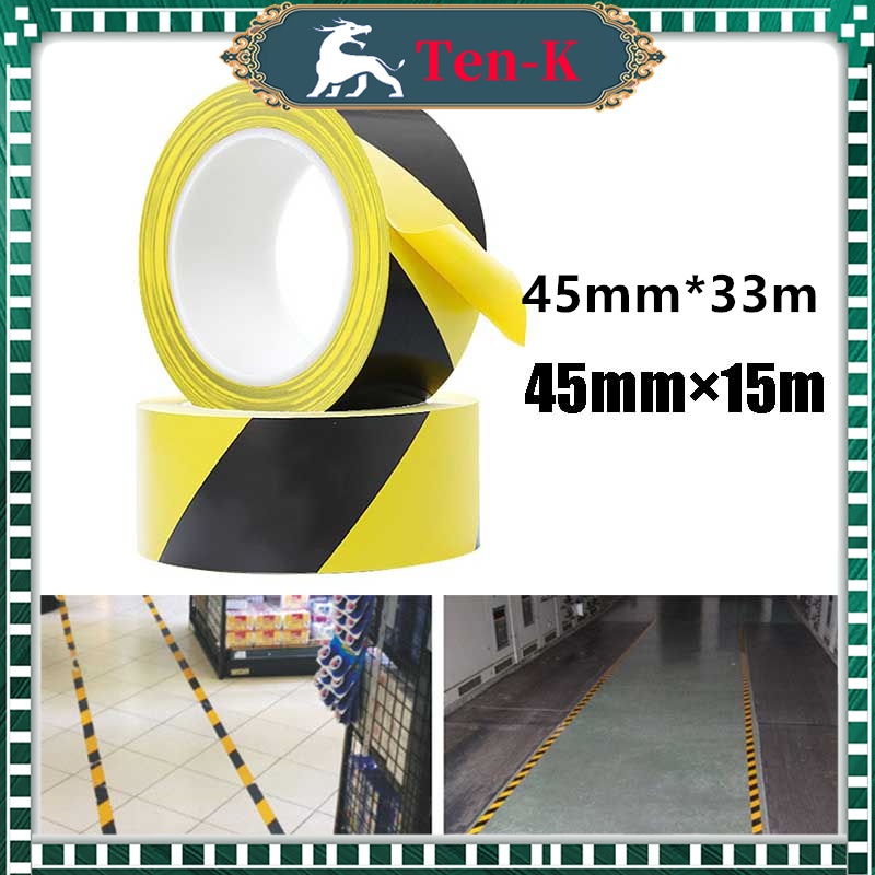 

45 mm x 33 m Police Line Tape Garis Polisi Hitam Kuning