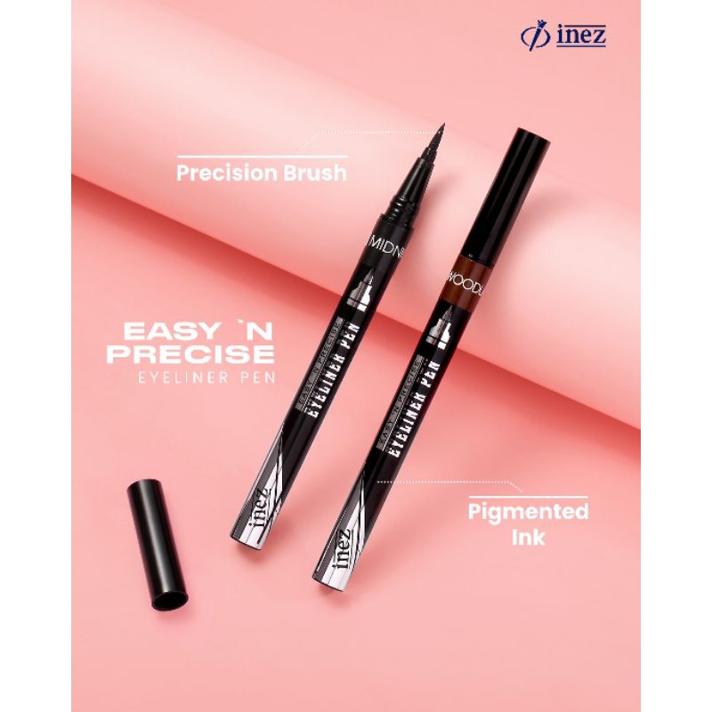 INEZ EASY'N PRECISE eyeliner pen  / eyeliner spidol Inez terbaru/ eyeliner pen Inez/eyeliner pulpen 