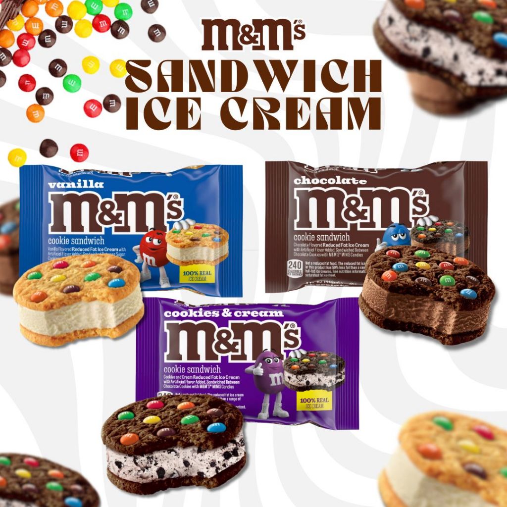 

M&M's Sandwich Ice Cream 1Pcs
